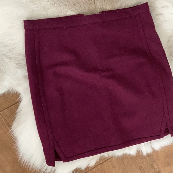 NWT J Crew Wool Blend Skirt - Picture 2 of 7